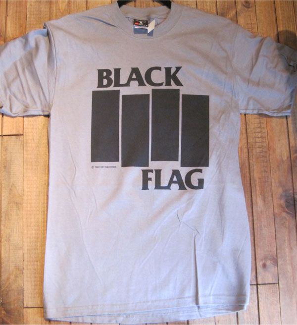 BLACK FLAG Tシャツ  BARS & LOGOS Ltd.GRAY