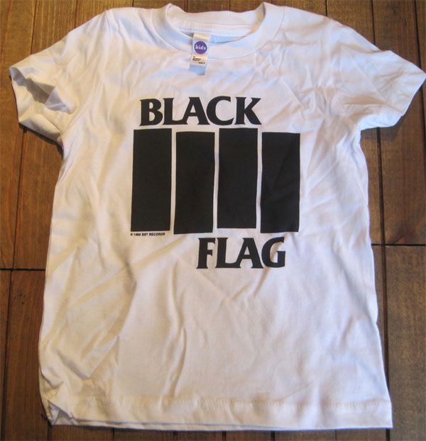 BLACK FLAG キッズTシャツ BARS&LOGOS