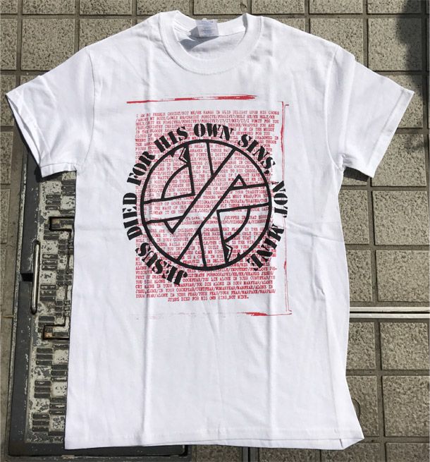 CRASS Tシャツ JESUS DIED FOR HIS OWN SINS 2