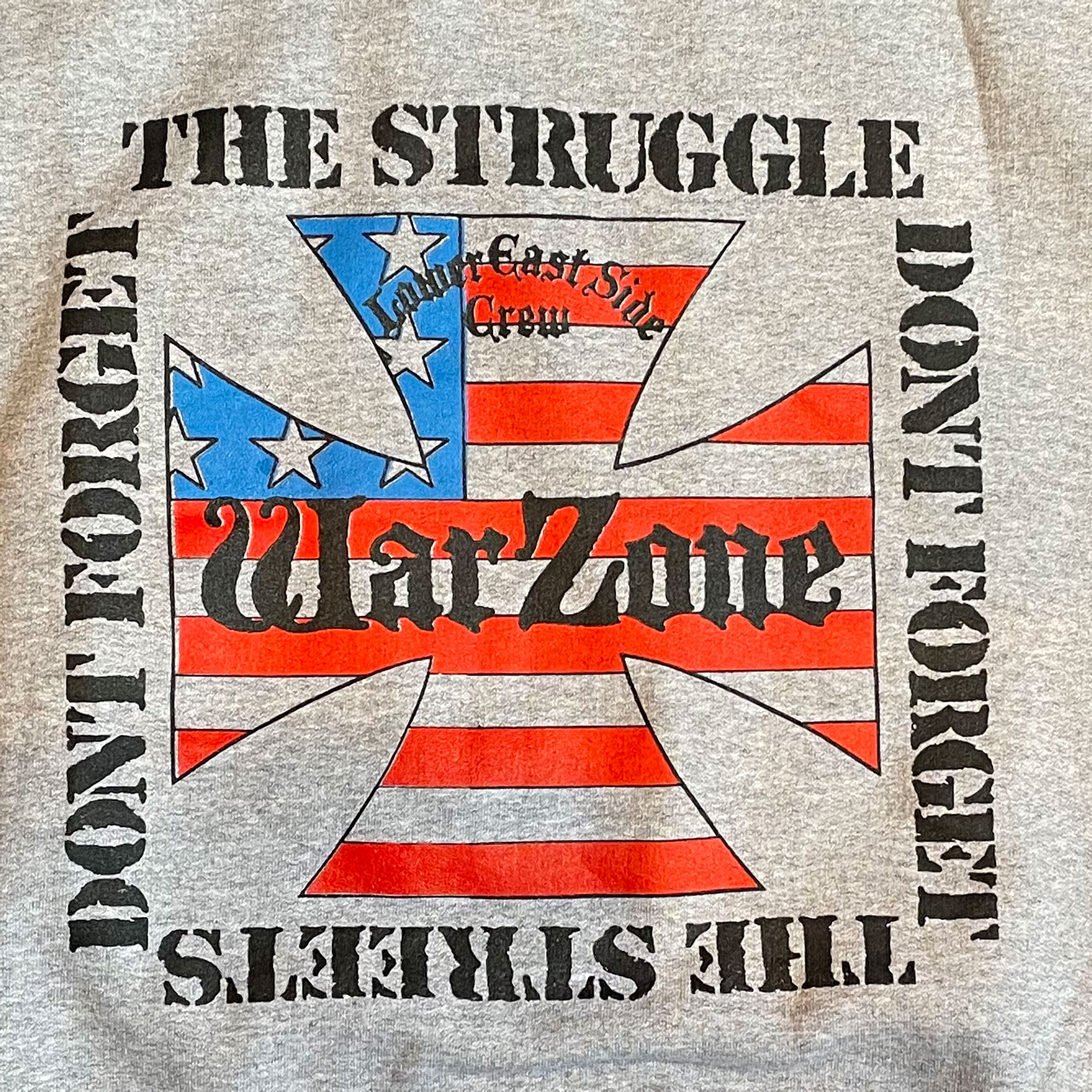 WARZONE スウェット DONT FORGET THE STRUGGLE