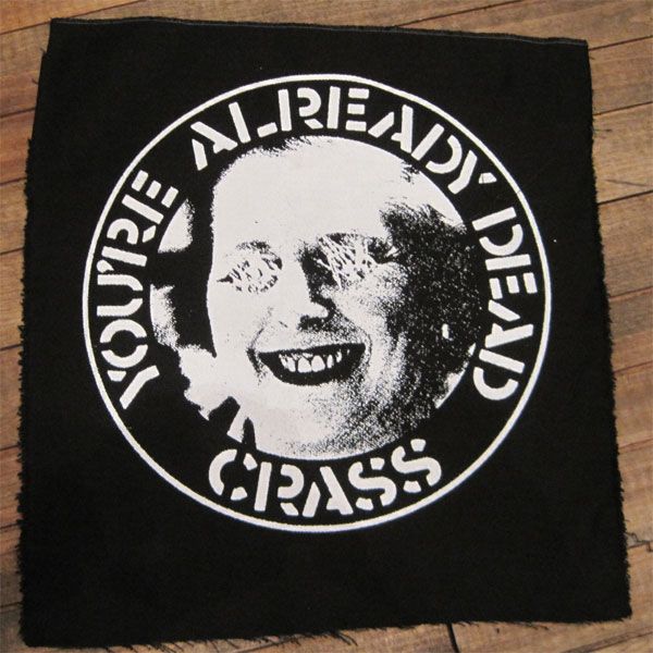 CRASS BACKPATCH YOU’RE ALREADY DEAD