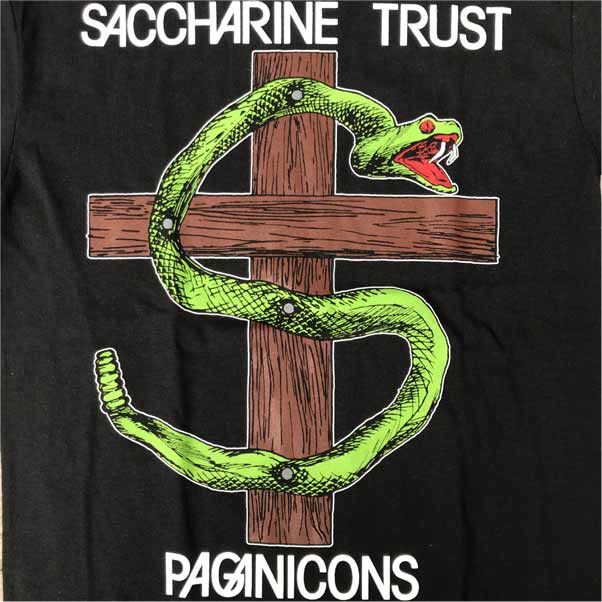 SACCHARINE TRUST Tシャツ PAGAN ICONS