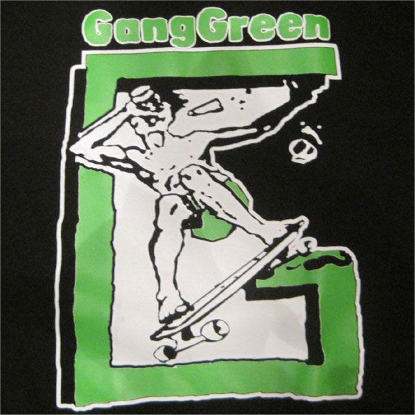 GANG GREEN Tシャツ SKATE オフィシャル