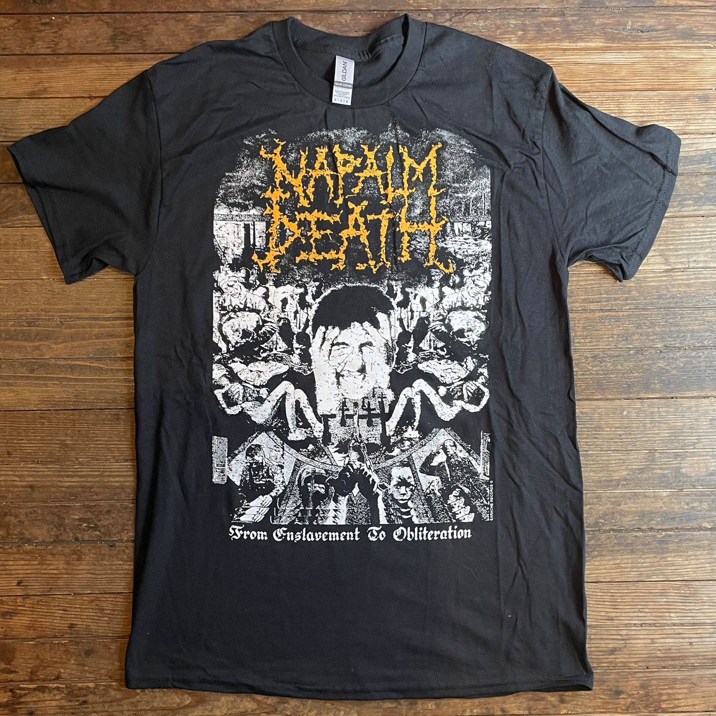 NAPALM DEATH Tシャツ From enslavement to obliteration オフィシャル！
