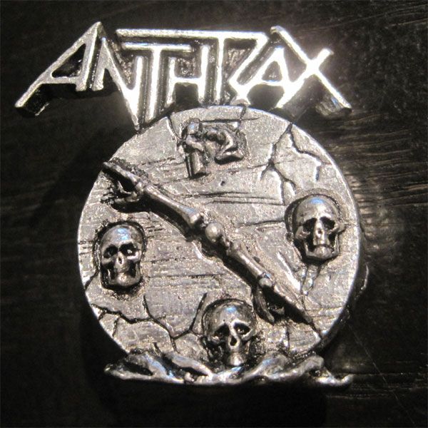 ANTHRAX VINTAGEピンバッジ GOT THE TIME