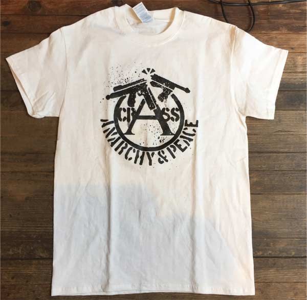 CRASS Tシャツ ANARCHY AND PEACE