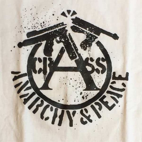 CRASS Tシャツ ANARCHY AND PEACE