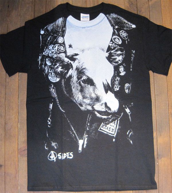 CRASS RECORDS Tシャツ A-SIDES
