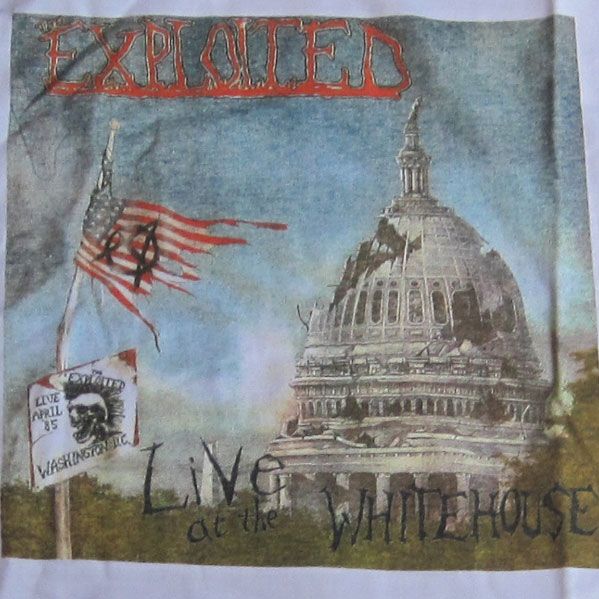 THE EXPLOITED Tシャツ LIVE AT THE WHITEHOUSE