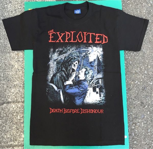 THE EXPLOITED Tシャツ Death Before Dishonour
