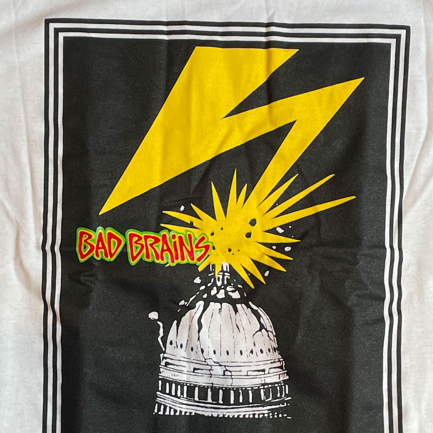B品！ BAD BRAINS Tシャツ TWO SIDED CAPITOL