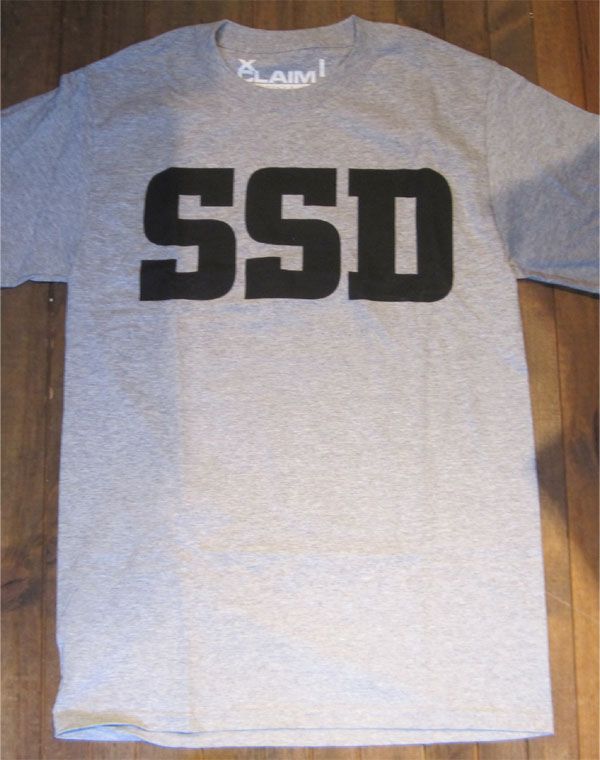 SSD Tシャツ LOGO GRAY