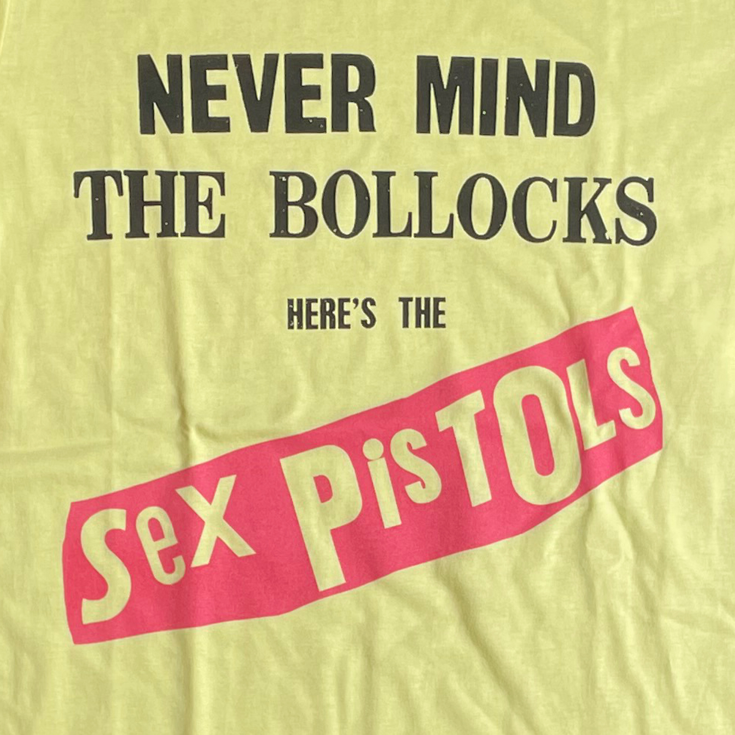 SEX PISTOLS Tシャツ NEVER MIND THE BOLLOCKS オフィシャル！