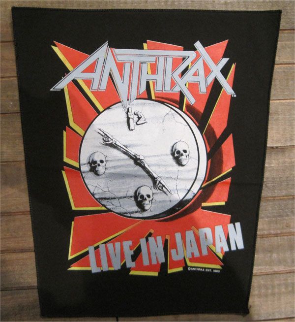 ANTHRAX DEADSTOCK BACKPATCH LIVE IN JAPAN