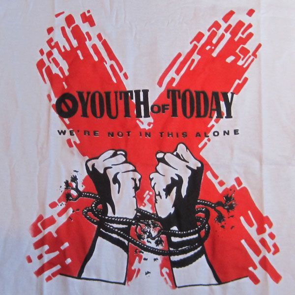 YOUTH OF TODAY Tシャツ We're not in this alone