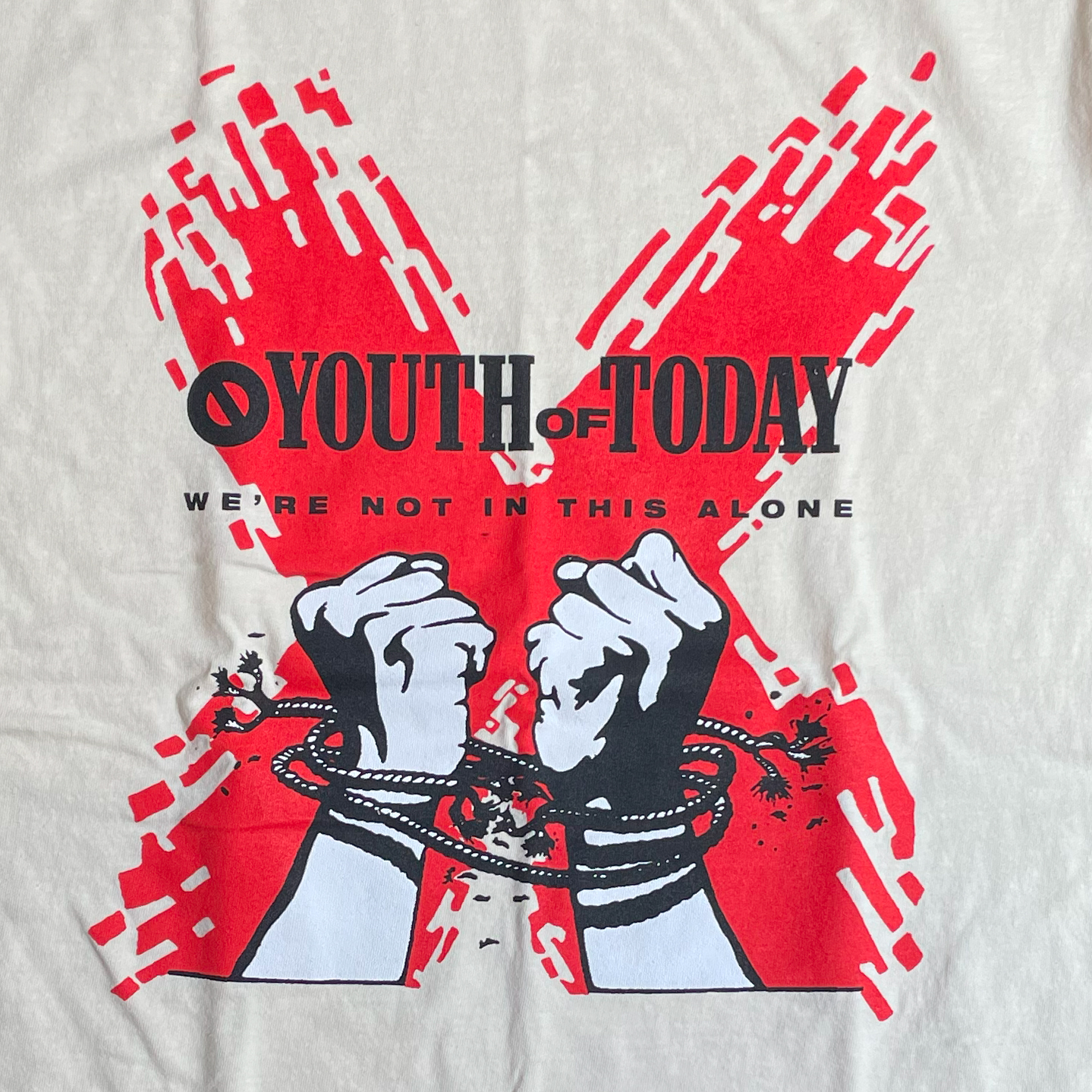 YOUTH OF TODAY Tシャツ We're not in this alone