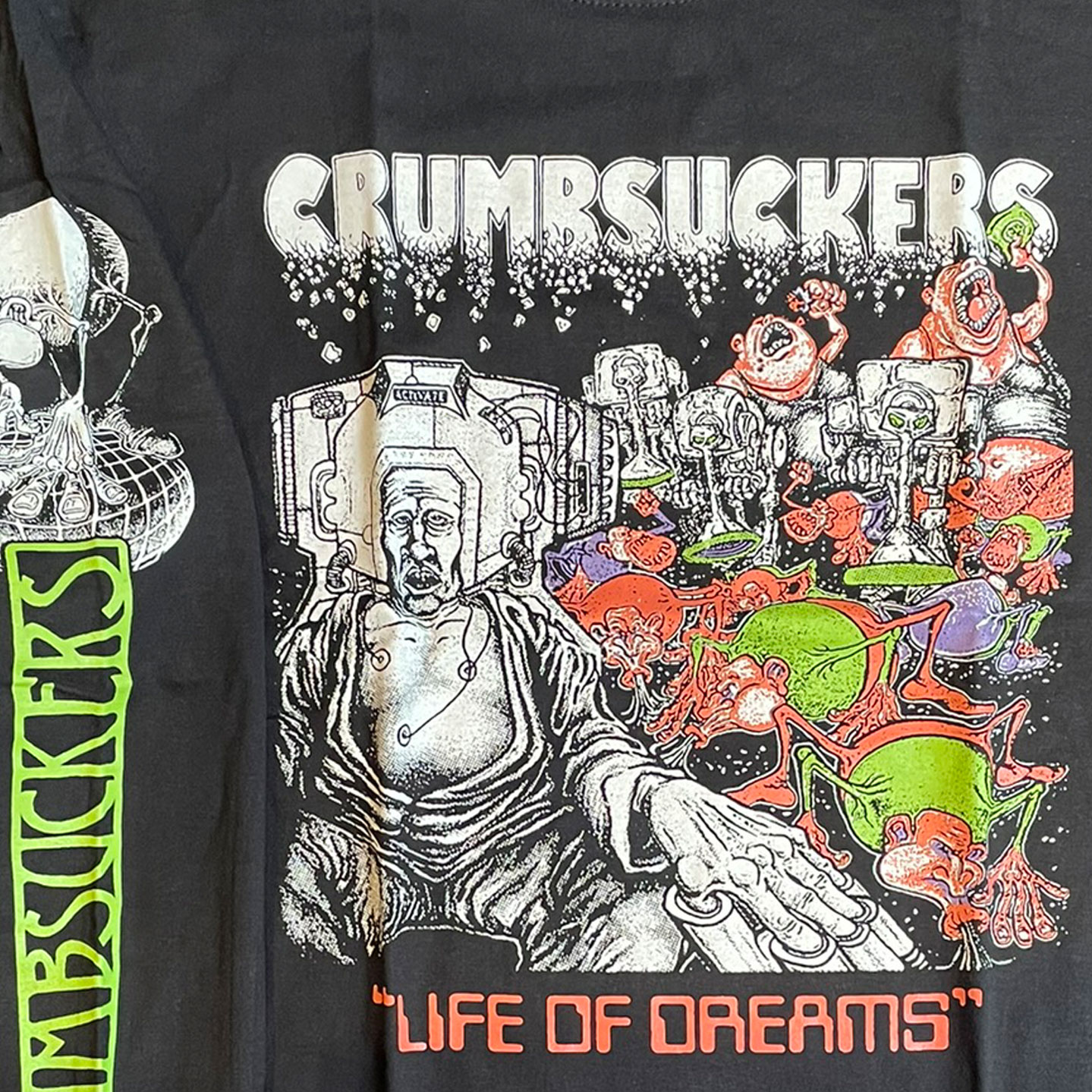 CRUMBSUCKERS ロングスリーブTシャツ LIFE OF DREAMS