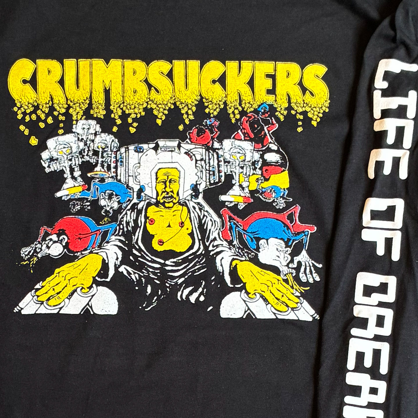 CRUMBSUCKERS ロングスリーブTシャツ LIFE OF DREAMS