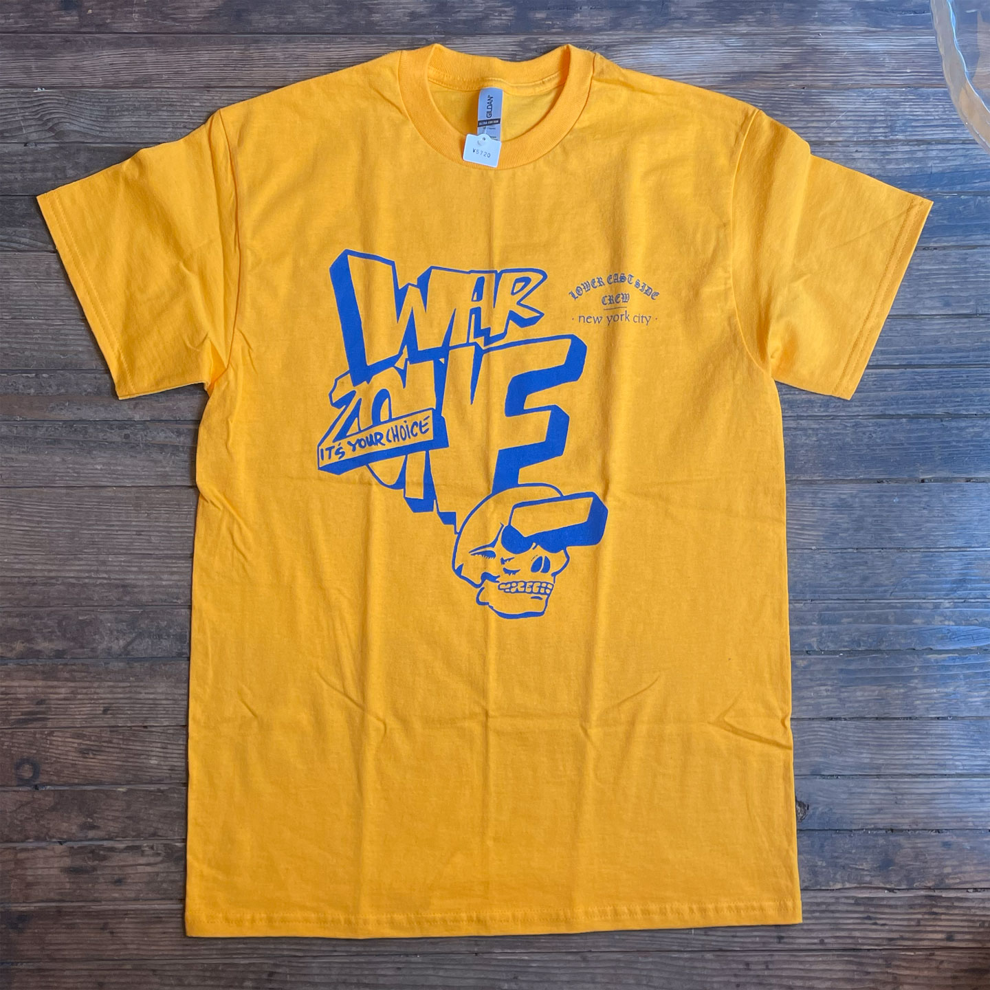 WAR ZONE Tシャツ IT'S YOUR CHOICE オフィシャル