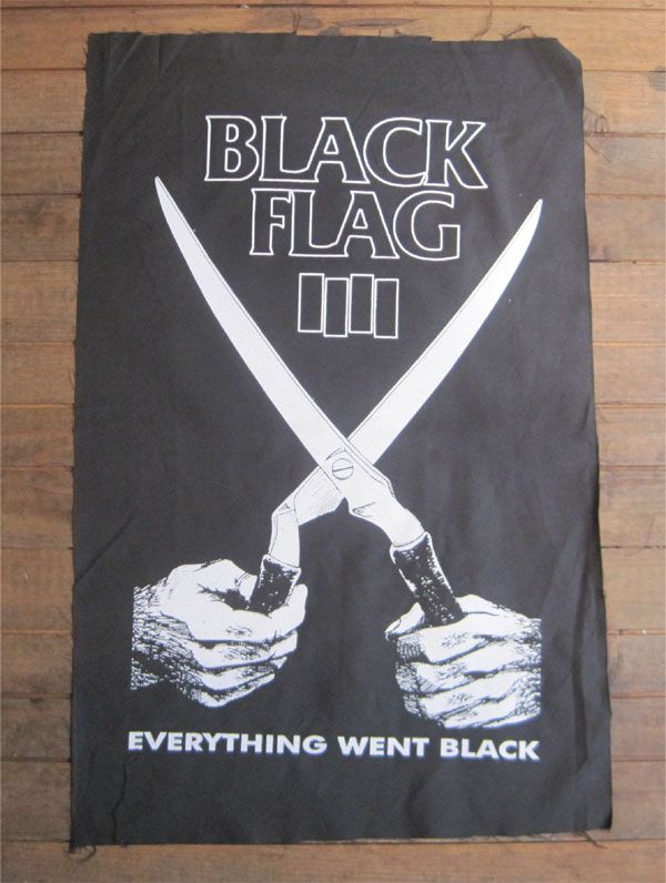 BLACK FLAG BACKPATCH EVERYTHING WENT BLACK