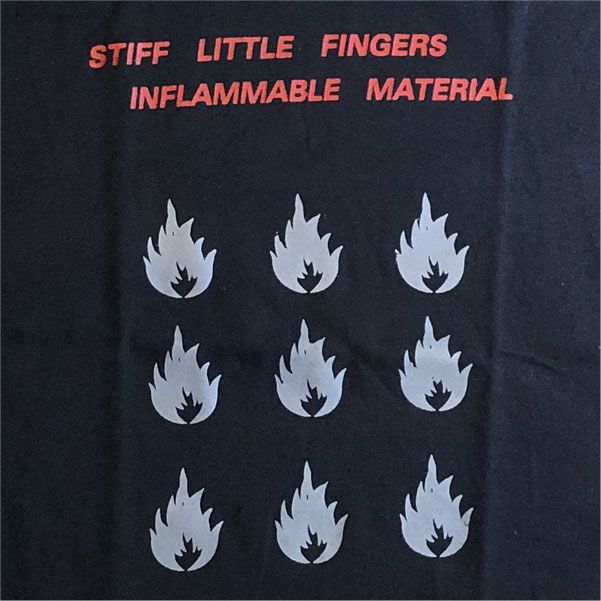 B品! STIFF LITTLE FINGERS Tシャツ INFLAMMABLE MATERIAL