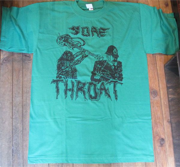 レア SORE THROAT バンドTシャツ hardcore punk