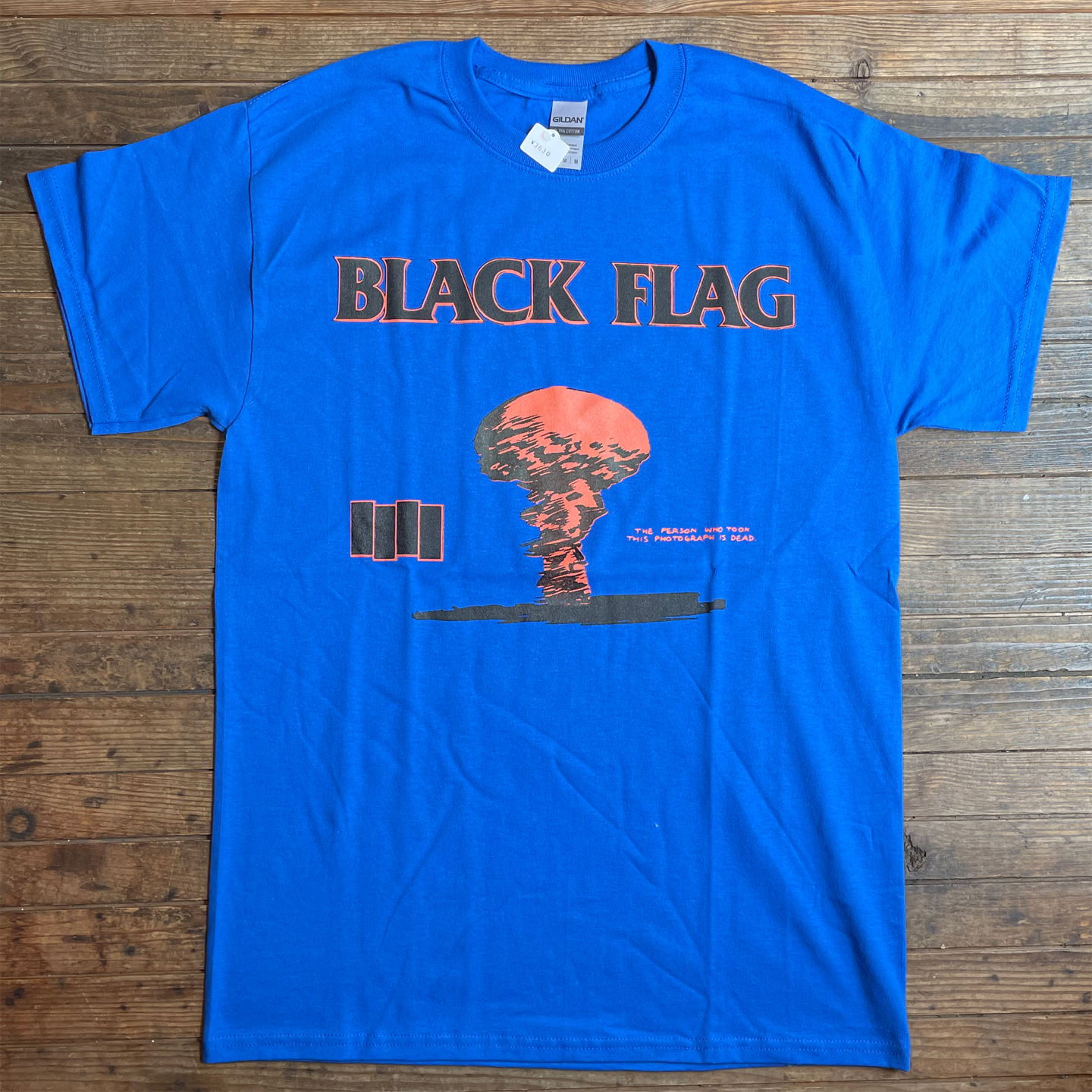 BLACK FLAG Tシャツ ’86 TOUR IN MY HEAD 4