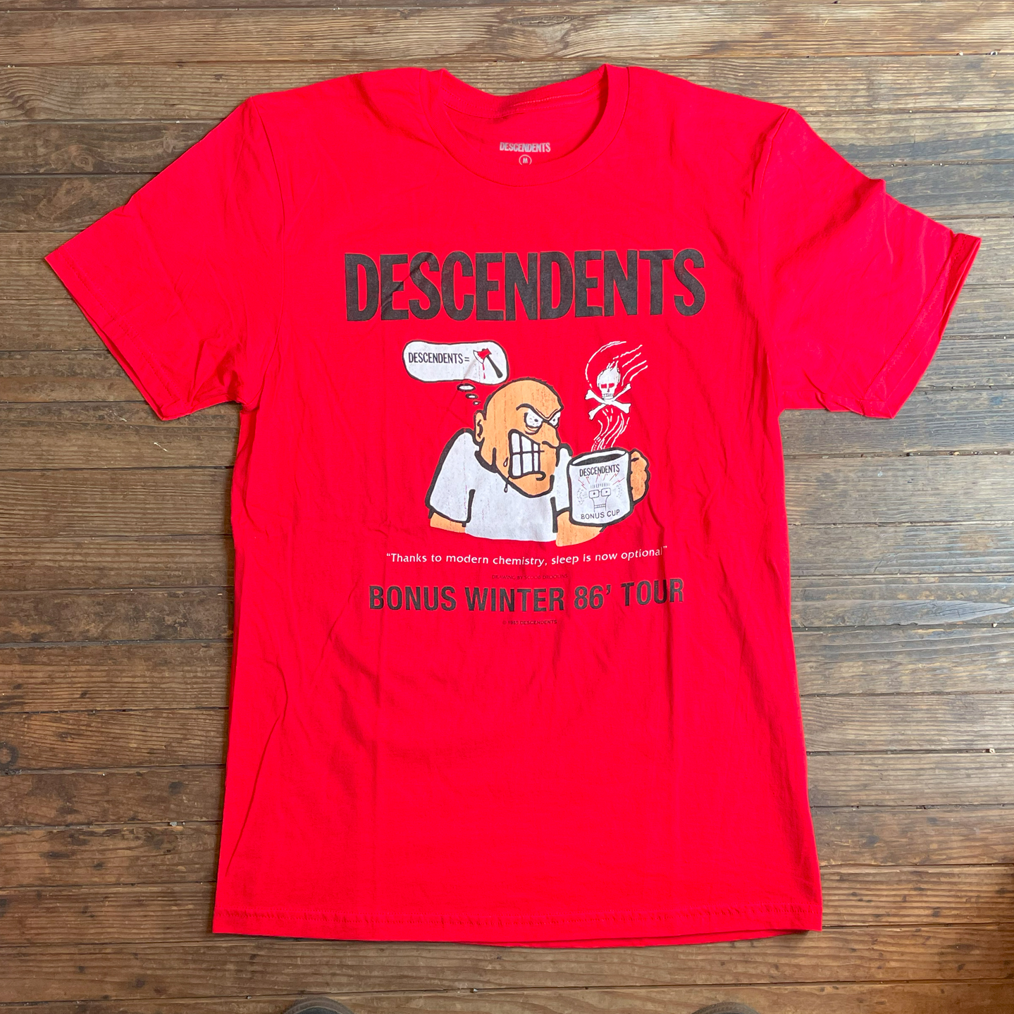 DESCENDENTS Tシャツ BONUS WINTER 86' TOUR オフィシャル！