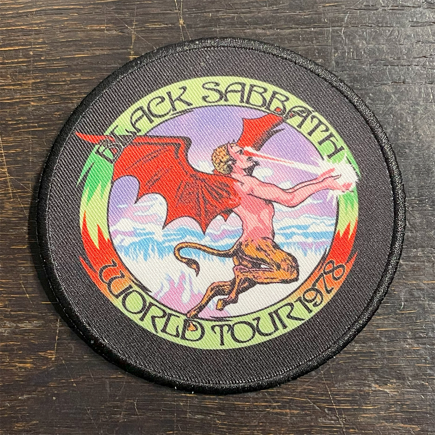 BLACK SABBATH 刺繍ワッペン WORLD TOUR1978