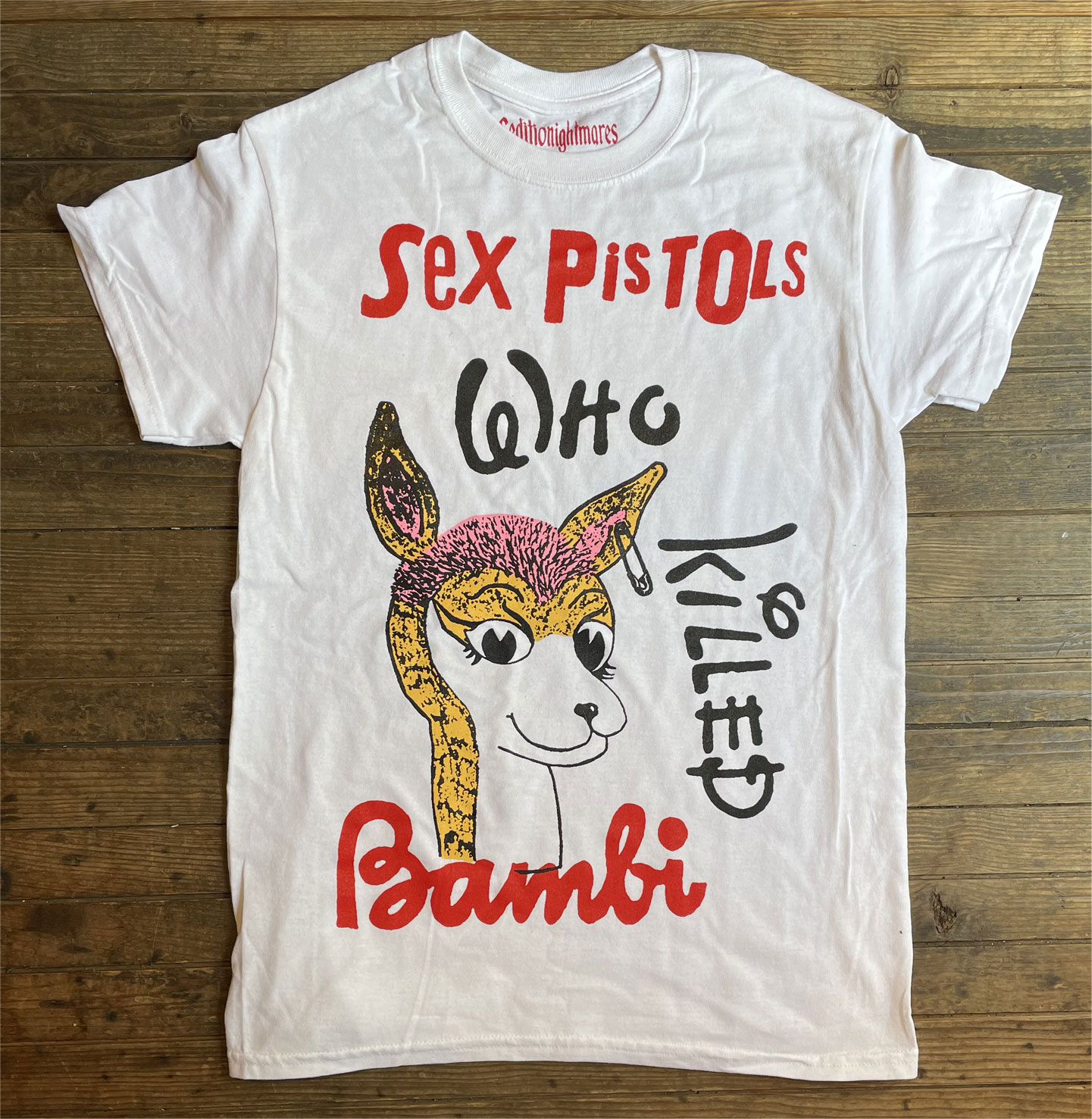 SEX PISTOLS Tシャツ WHO KILLED BAMBI