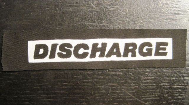DISCHARGE PATCH LOGO 3