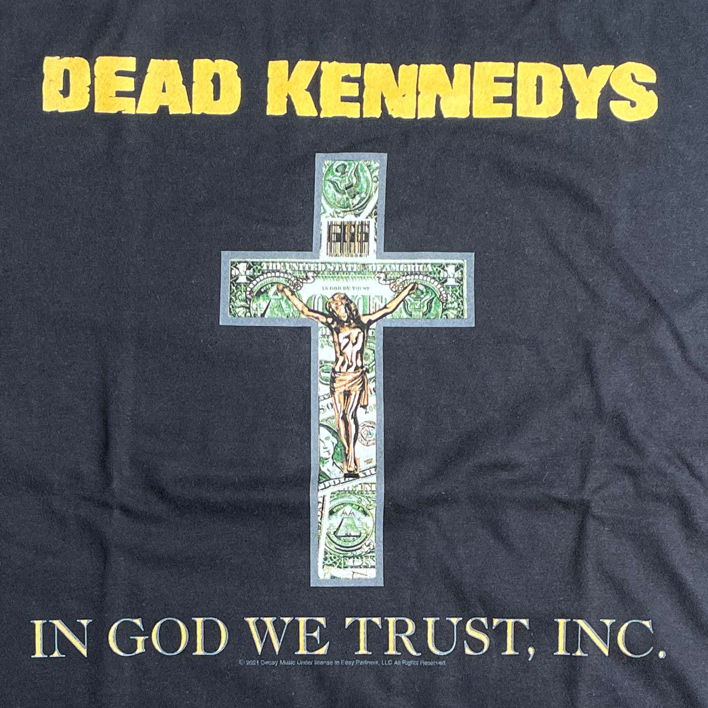 DEAD KENNEDYS Tシャツ IN GOD WE TRUST，INC.