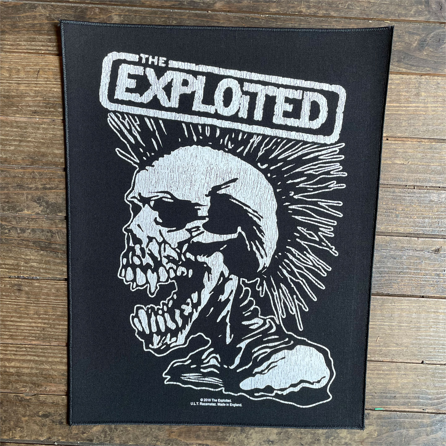 THE EXPLOITED BACKPATCH SCOTLAND