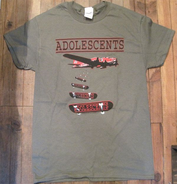 ADOLESCENTS Tシャツ SKATE BORDS