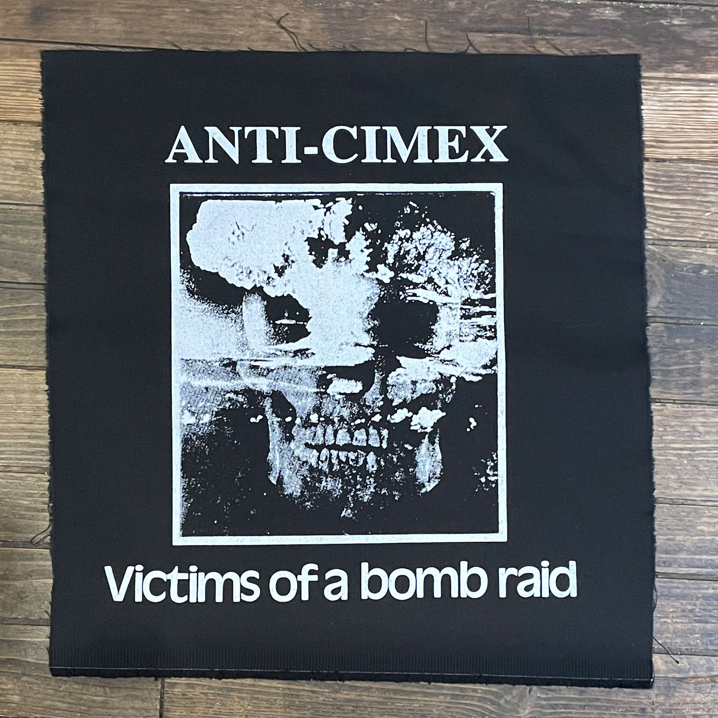 ANTI CIMEX backpatch VICTIMS OF A BOMBRAID