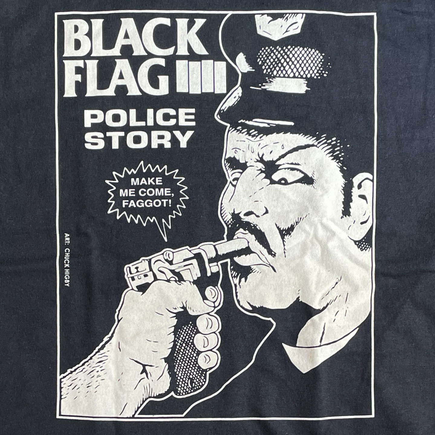 BLACK FLAG Tシャツ POLICE STORY Ltd!!!!