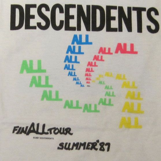 DESCENDENTS Tシャツ FINALL TOUR 87