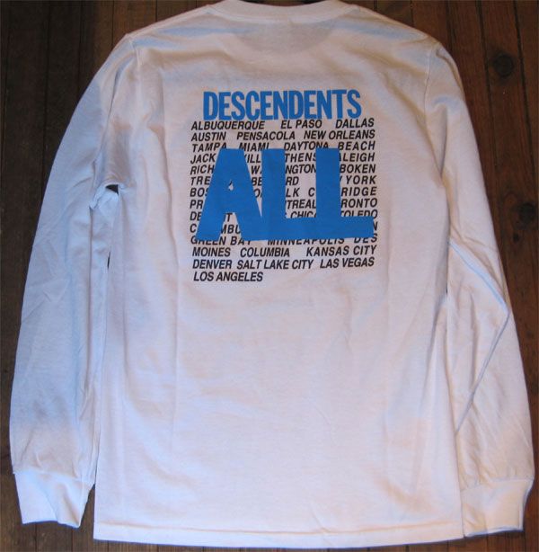 DESCENDENTS ロングスリーブTシャツ FINALL TOUR 87