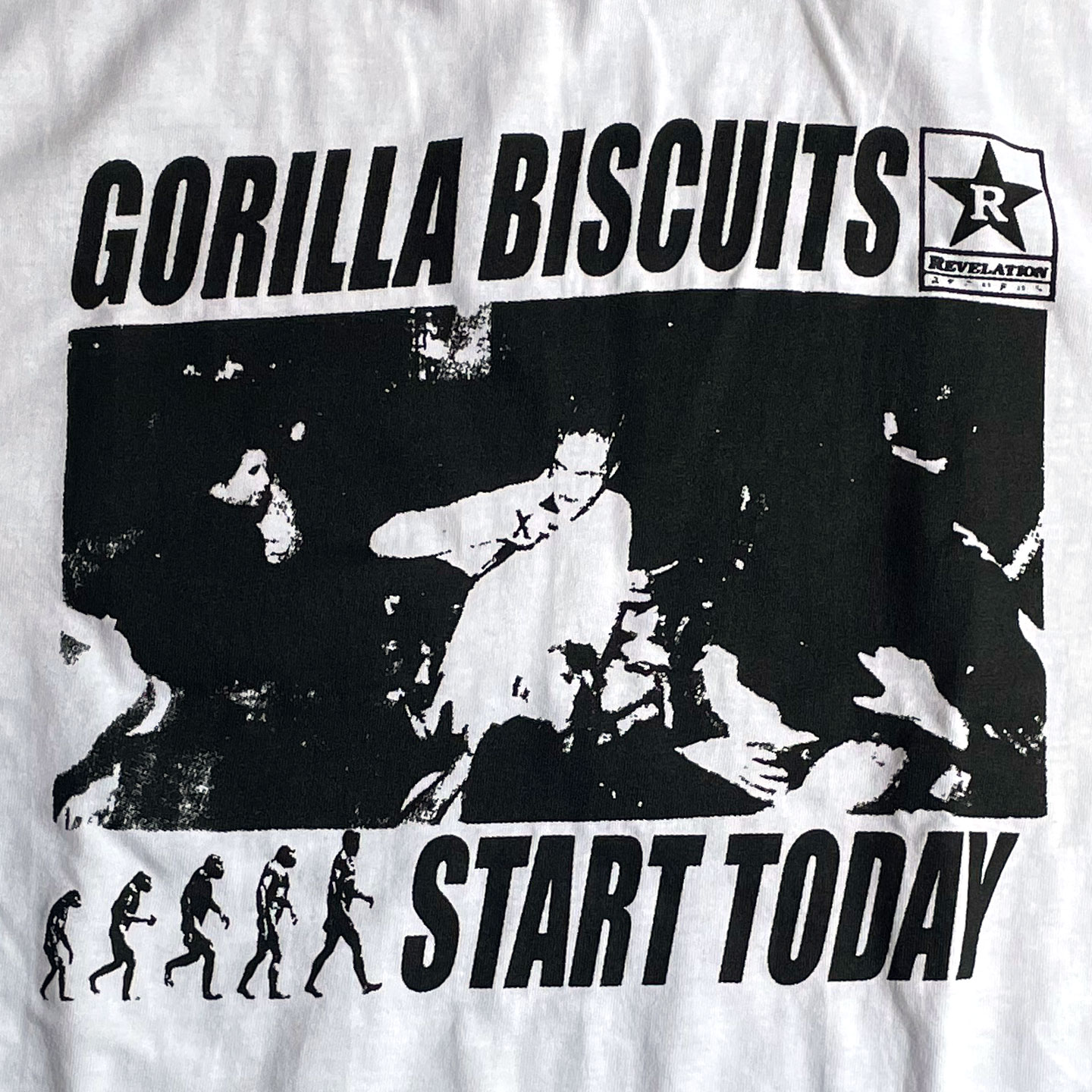 GORILLA BISCUITS Tシャツ START TODAY TOUR
