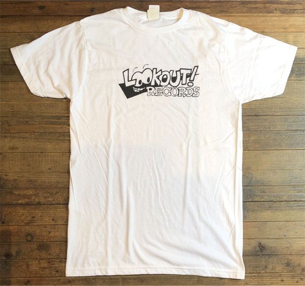 LOOKOUT! RECORDS Tシャツ LOGO WHITE