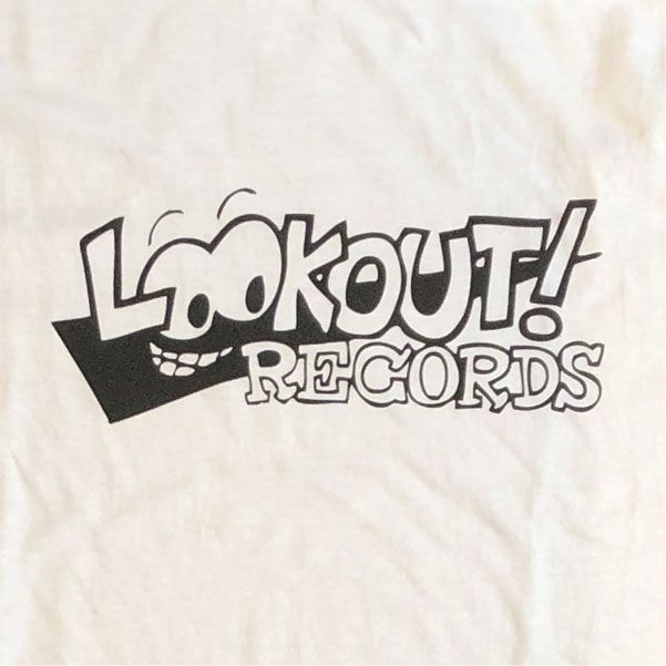 LOOKOUT! RECORDS Tシャツ LOGO WHITE