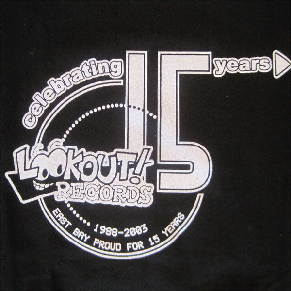 LOOKOUT! RECORDS Tシャツ 15th years!