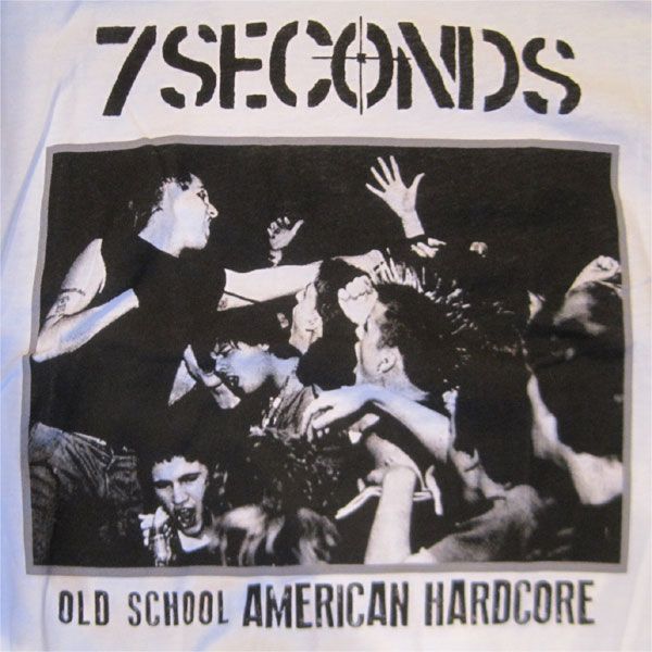 7SECONDS Tシャツ OLD SCHOOL AMERICAN HARDCORE