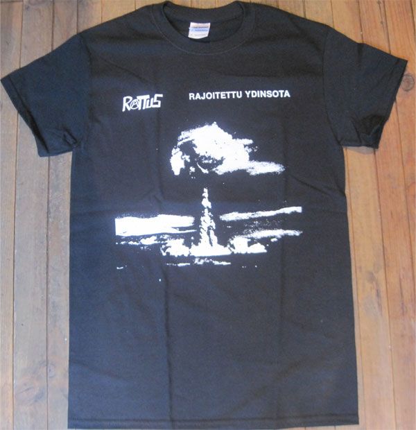 RATTUS Tシャツ Rajoitettu Ydinsota