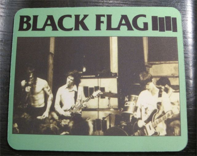 BLACK FLAG マウスパッド LIVE'84