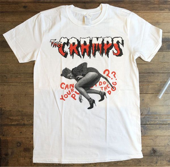 CRAMPS Tシャツ can your pussy do the dog オフィシャル！