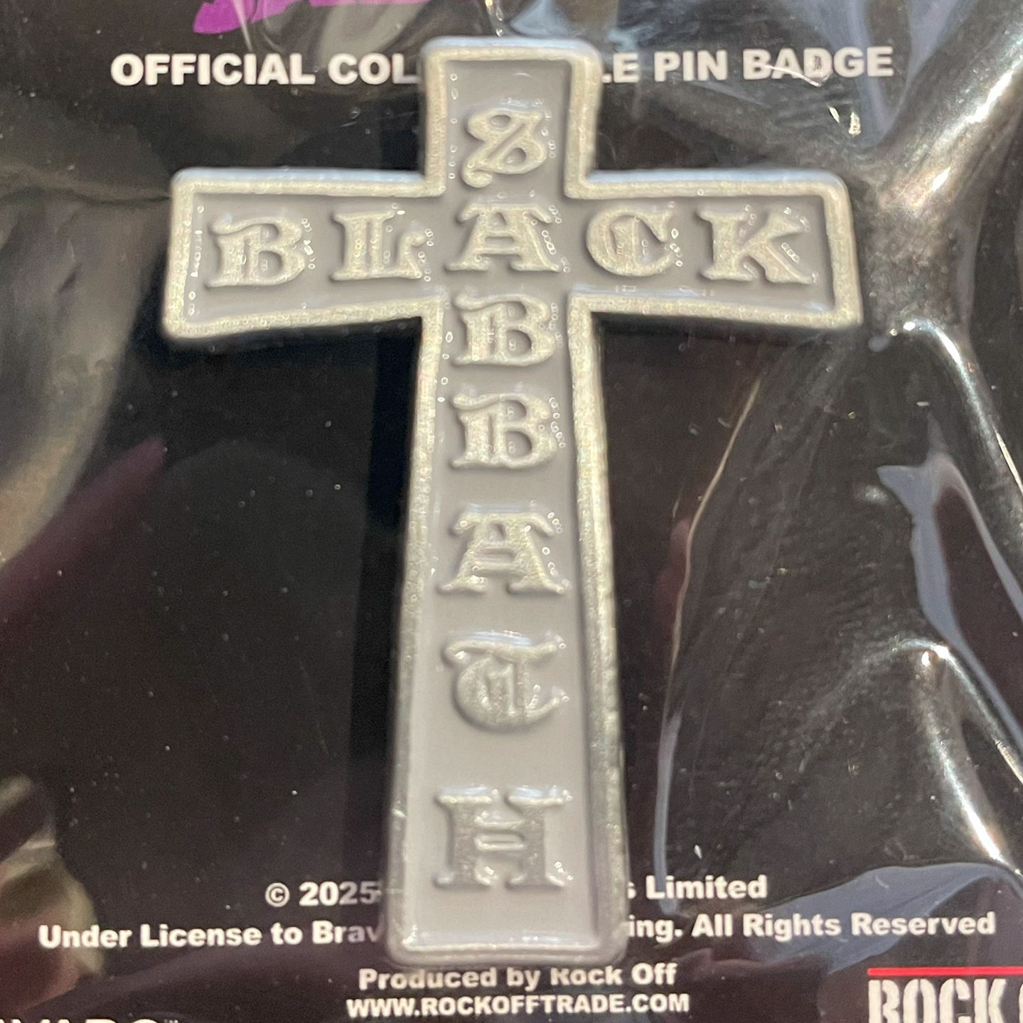 BLACK SABBATH ピンバッジ CROSS