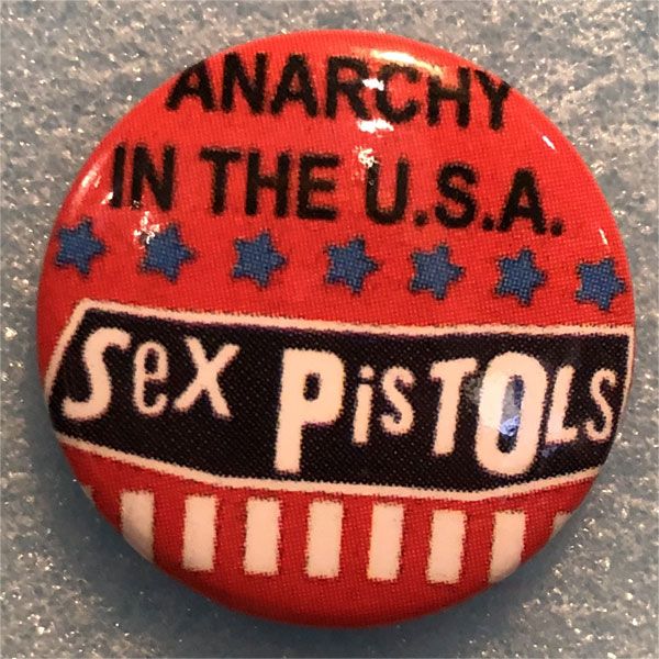 SEX PISTOLS レア小バッジ ANARCHY IN THE U.S.A