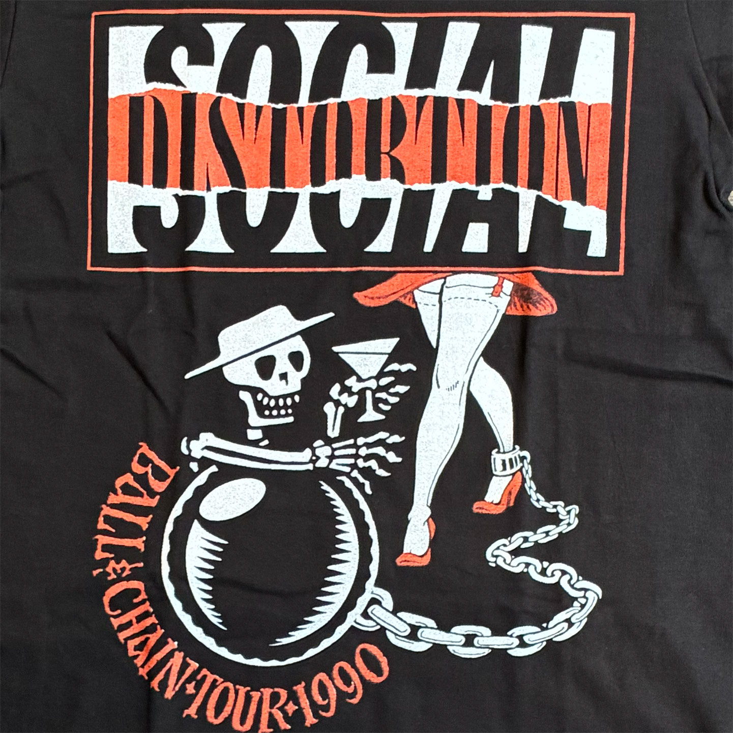 SOCIAL DISTORTION Tシャツ BALL&CHAIN オフィシャル！