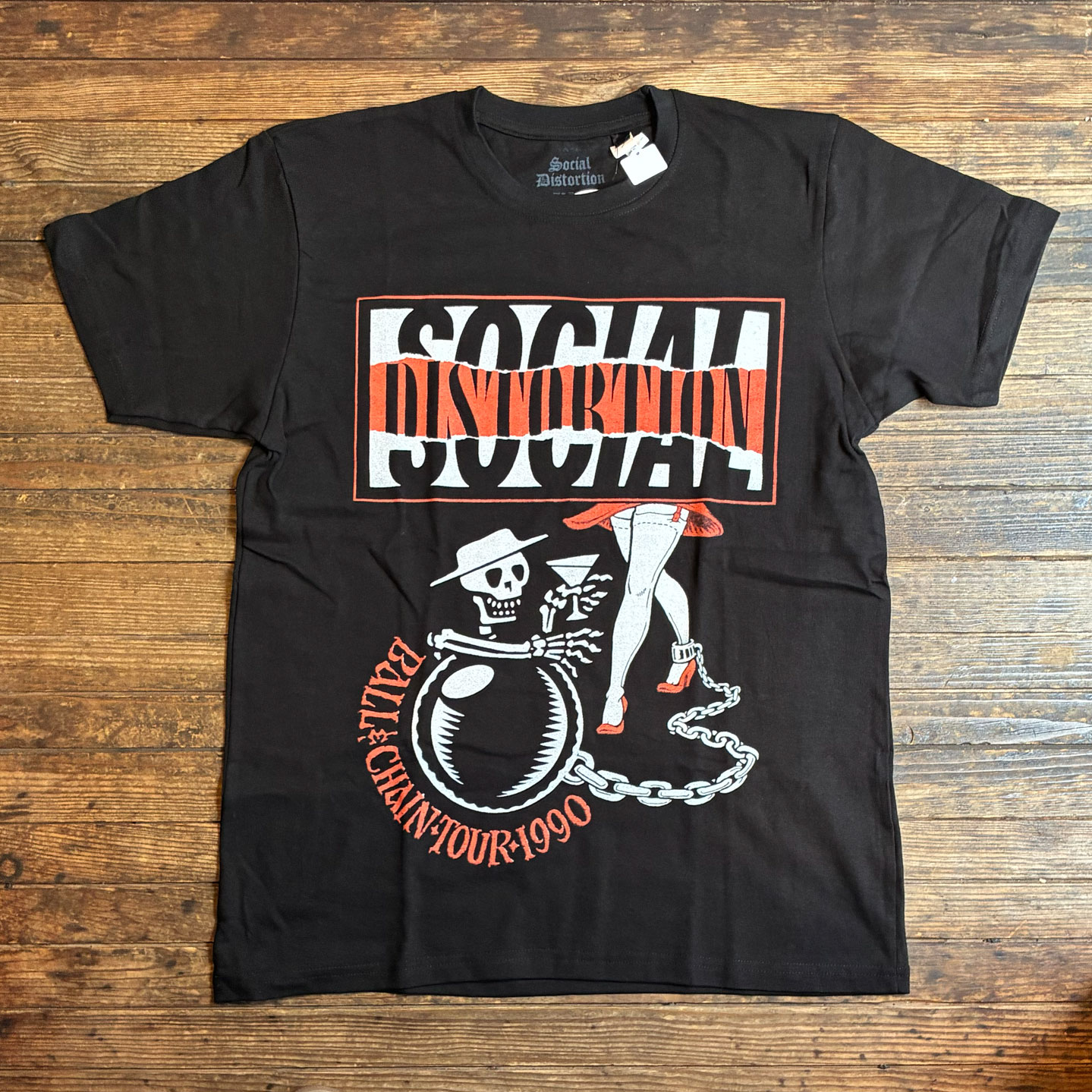 SOCIAL DISTORTION Tシャツ BALL&CHAIN オフィシャル！